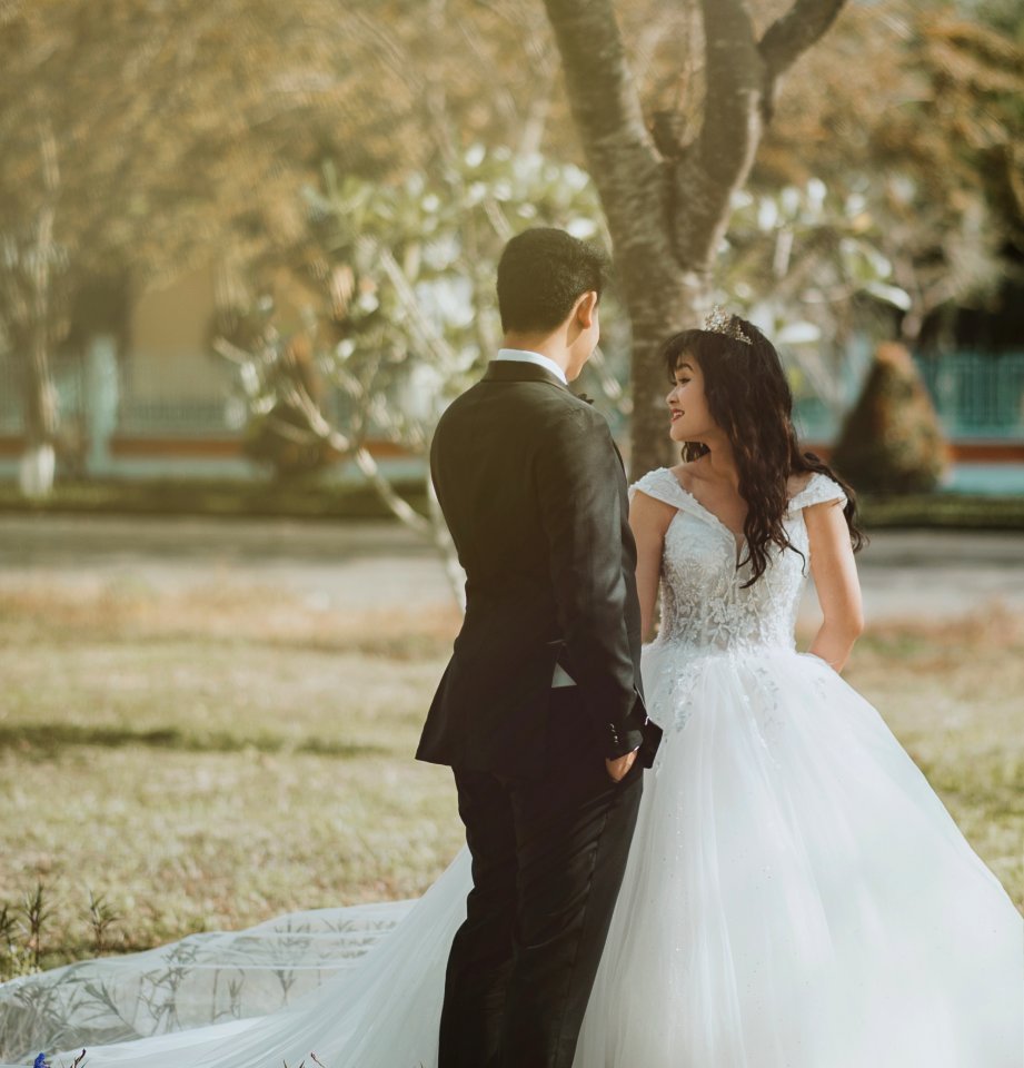 Couple In Wedding Dresses