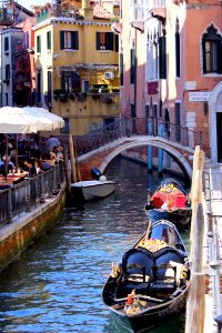 Waterway Canal Water Transportation Gondola photo