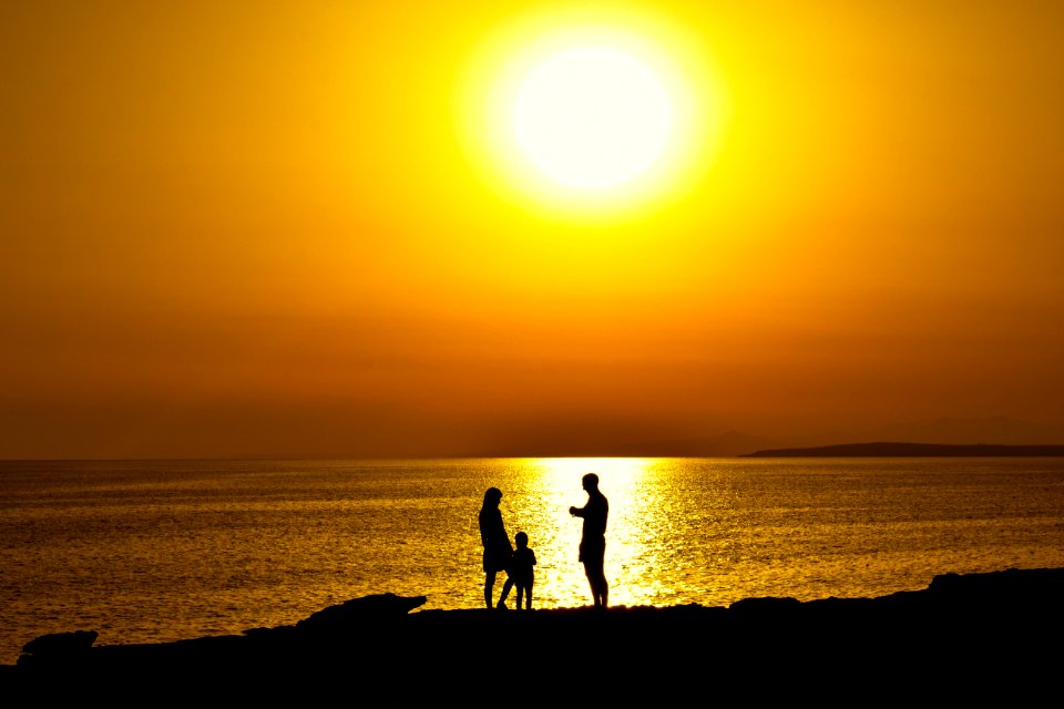 Horizon Sun Sunset Sky