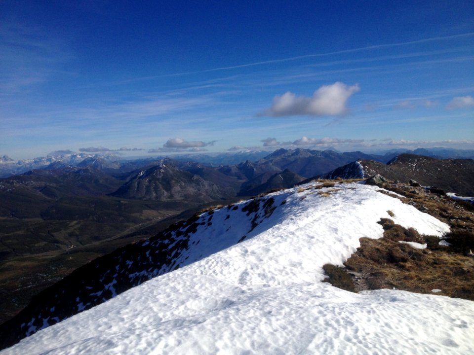 Ridge Mountainous Landforms Sky Mountain photo