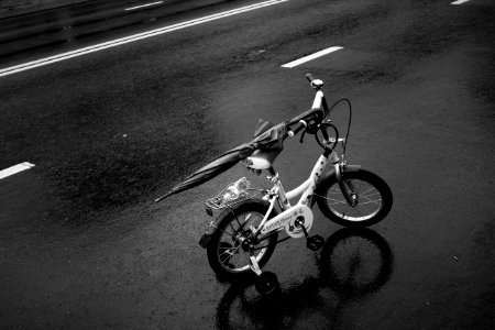Land Vehicle Black And White Bicycle Motor Vehicle