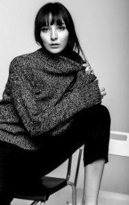 Black Black And White Beauty Girl