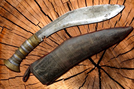 Knife Weapon Cold Weapon Bowie Knife photo