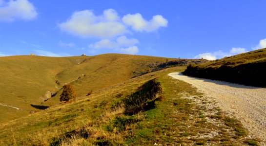 Sky Grassland Ecosystem Hill photo
