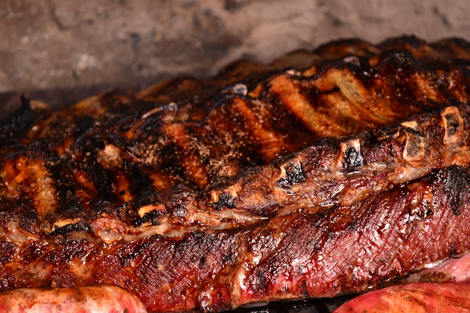 Barbecue grilled angus