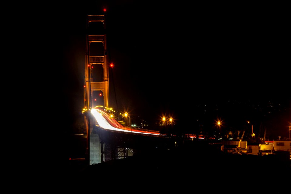 Photography Of Bridge At Night