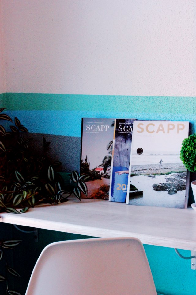 Scapp Magazine On Table