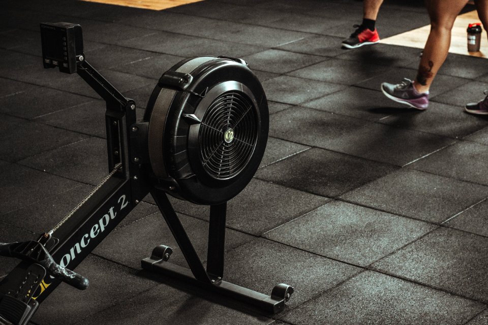 Black Exercise Machine