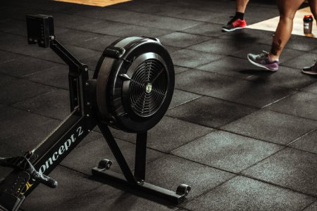 Black Exercise Machine