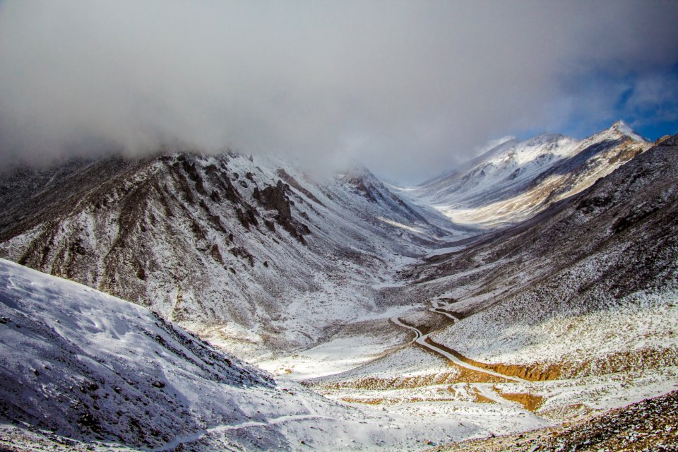 Scenic Photography Of Snowy Mountains