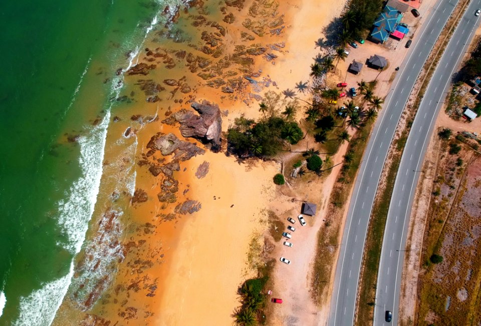 Aerial View Photography Of Shore