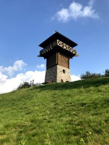 Sky Observation Tower Cloud Tree