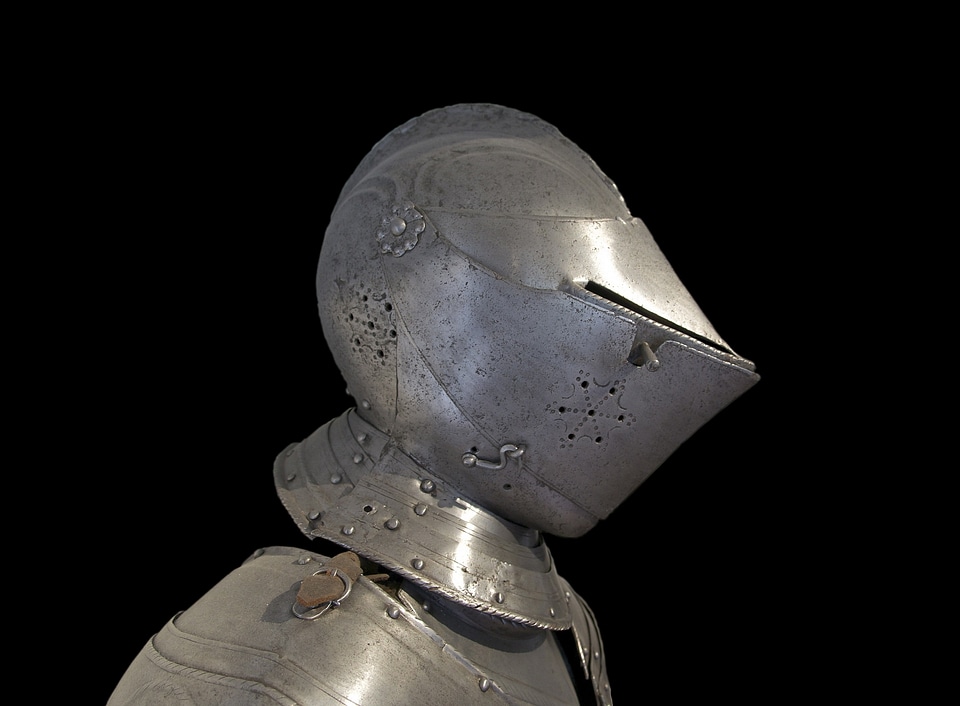 Armored medieval display