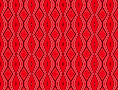 Red Pattern Textile Design photo