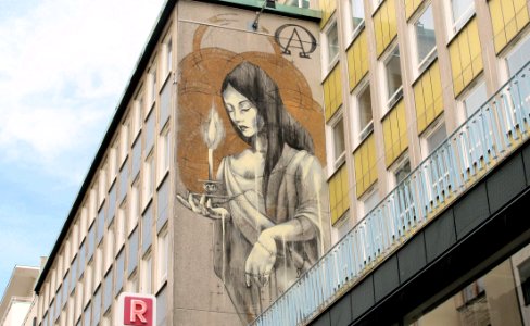Building Street Art Wall Mural