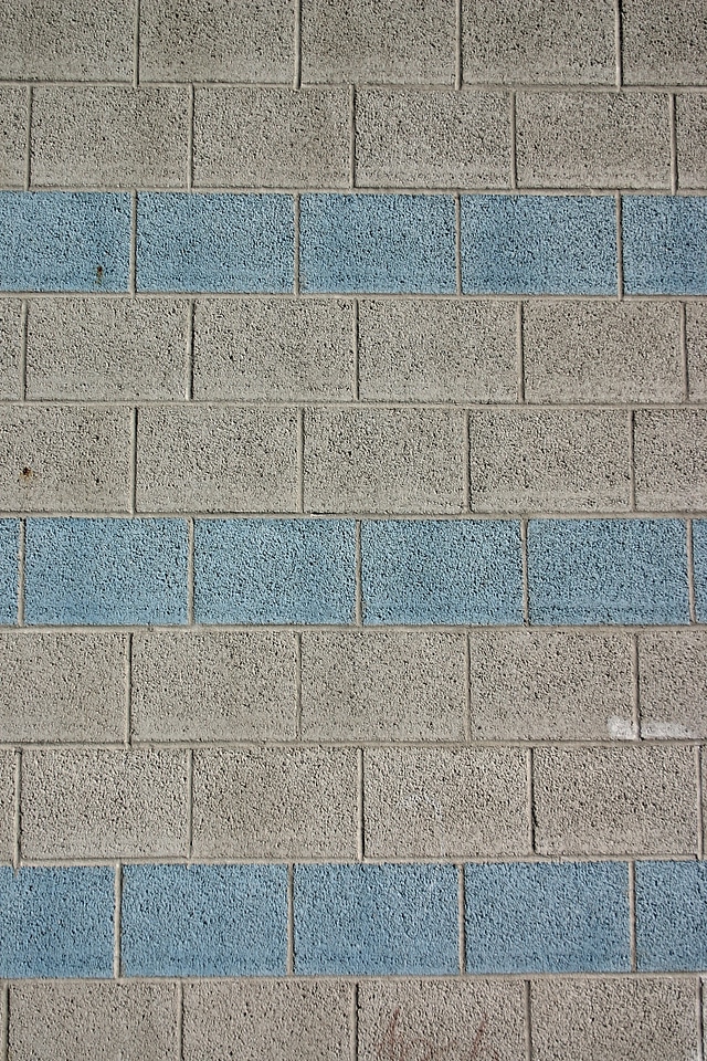 Grey blue stone wall