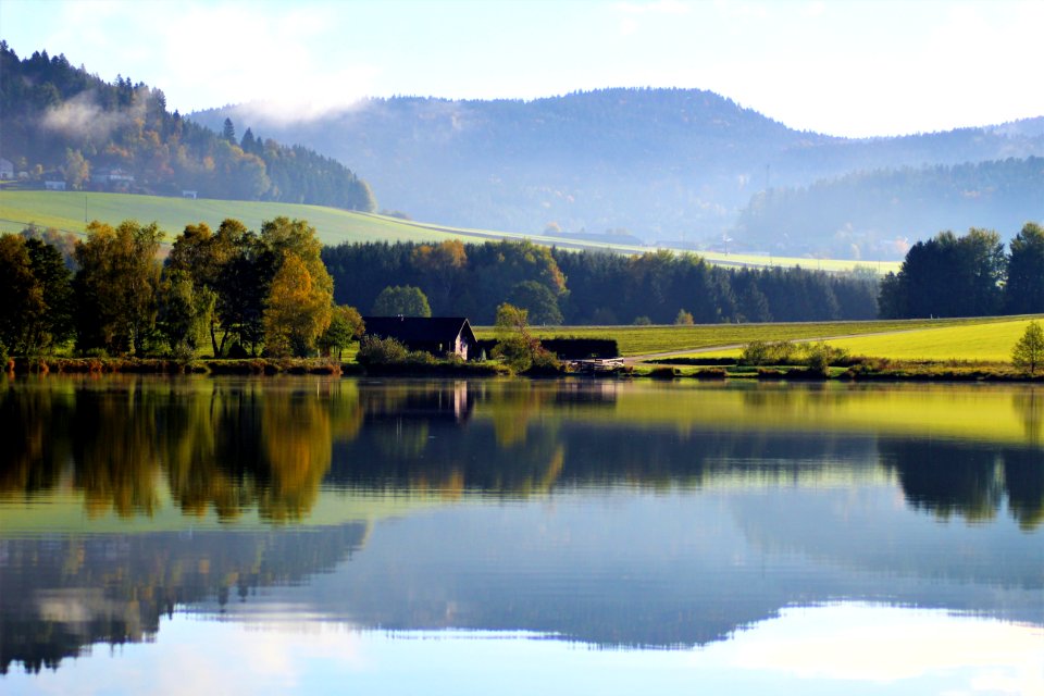 Reflection Nature Water Lake photo