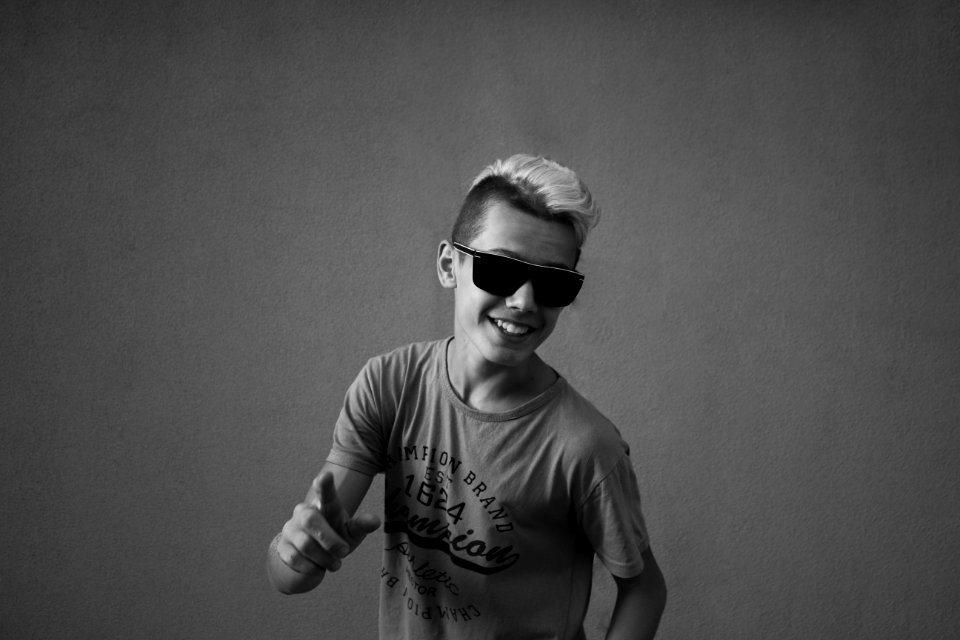 Photograph Black And White Eyewear Man