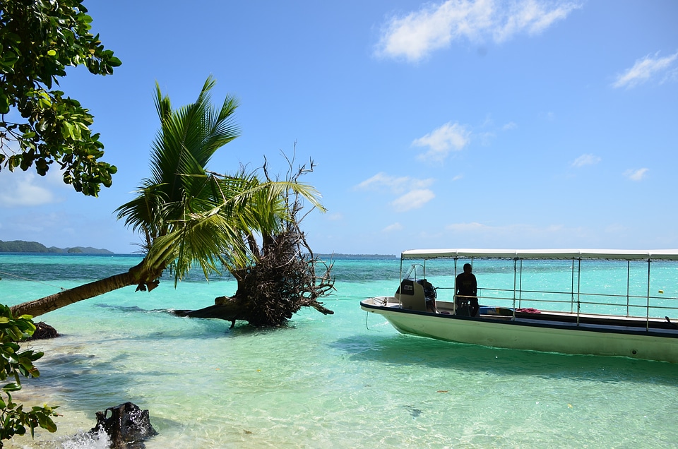 Attraction palau beach bay photo