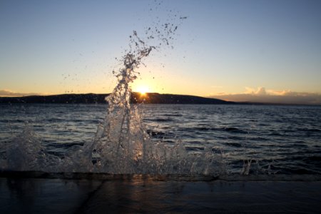 Water Sea Body Of Water Horizon photo