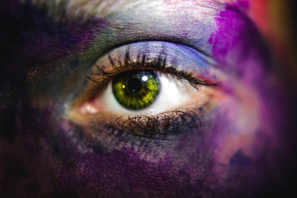 Face Eye Purple Eyebrow