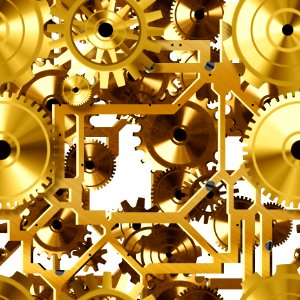 Metal Gear Hardware Accessory Brass