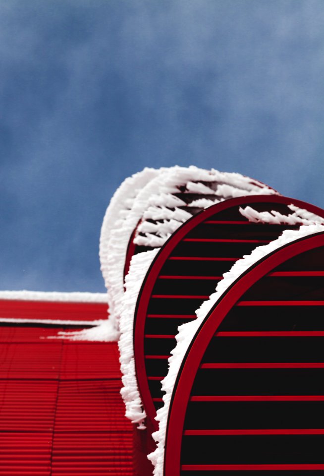 Red And White Building