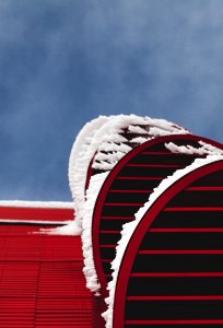 Red And White Building photo