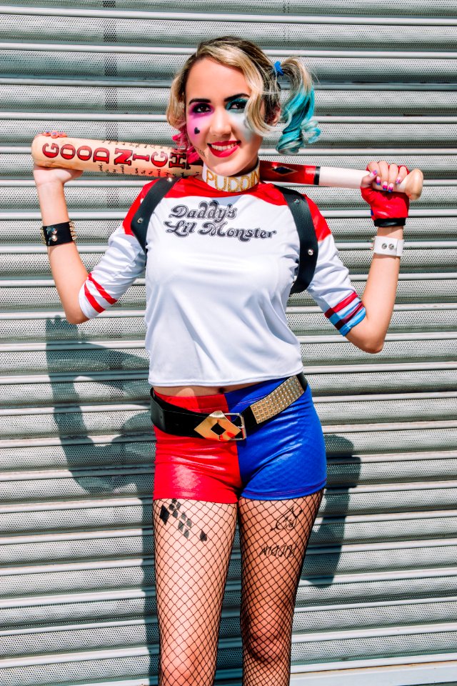 Woman Dressed Up As Suicide Squads Harley Quinn