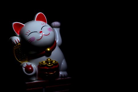 Photo Of Maneki-neko Figurine