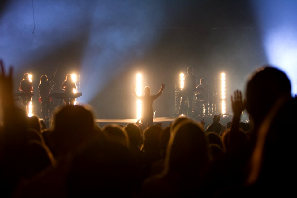 People Gathering At Concert