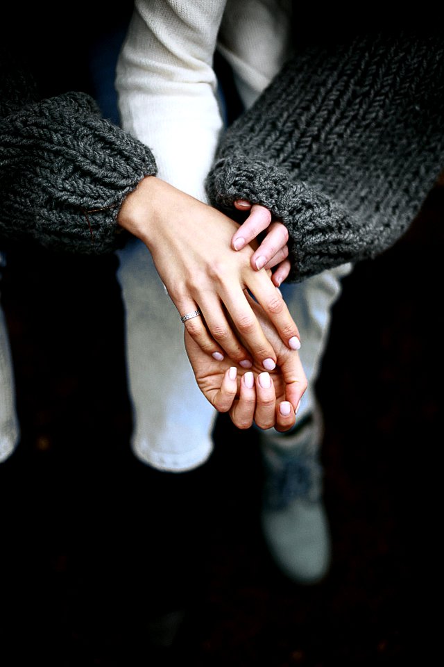 Person Wears Silver-colored Ring