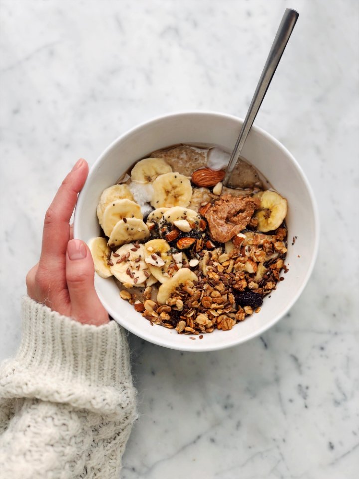 Cooked Food Served On White Ceramic Bowl photo