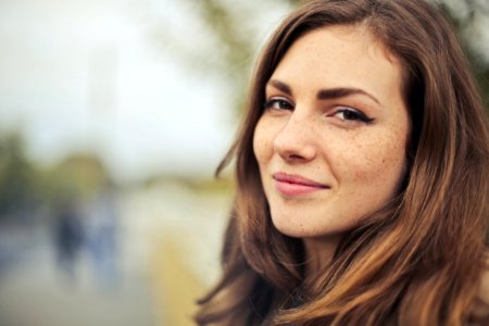 Selective Photography Of Smiling Woman photo