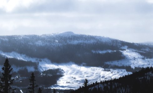Photo Of Mountain Covered With Snow photo