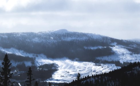 Photo Of Mountain Covered With Snow