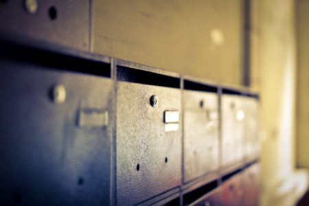 Selective Focus Photo Of Black Wooden Drawers photo