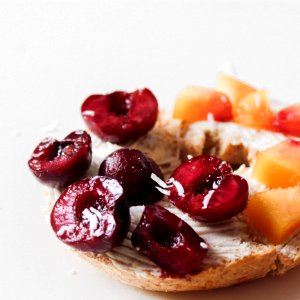 Depth Of Field Photography Of Cookie With Cherry Toppings