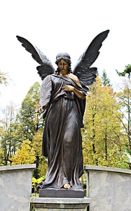 Cemetery bronze tomb