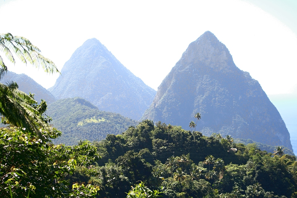 St lucia saint lucia mountain photo