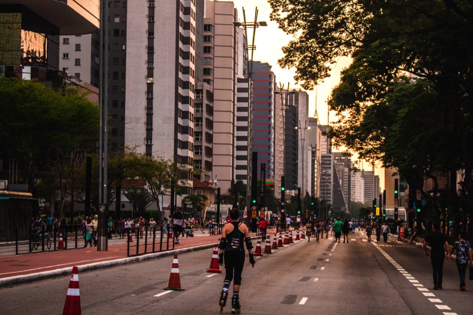 Person Skating On Pavement
