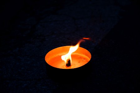 Orange Light Flame Lighting photo