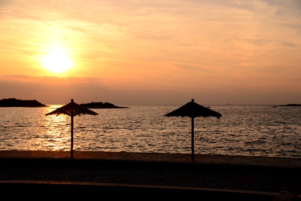Sea Sunset Sunrise Horizon