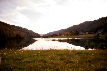 Reflection Water Loch Nature