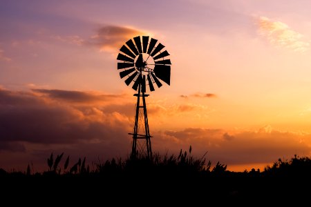 Sky Windmill Cloud Wind