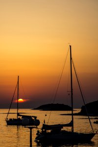 Calm Sky Sea Sunset