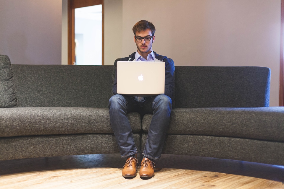 Man planning business