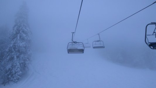 Mountain Range Snow Winter Sky photo