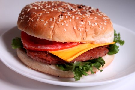 Hamburger Fast Food Breakfast Sandwich Sandwich photo
