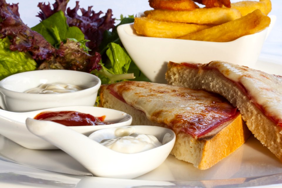 Full Breakfast Dish Food Breakfast